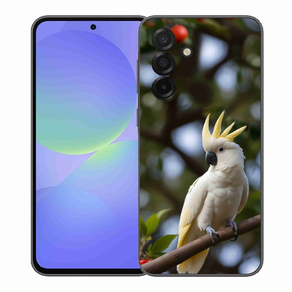 Gélový kryt mmCase na Samsung Galaxy A37 5G - papagáj kakadu 3