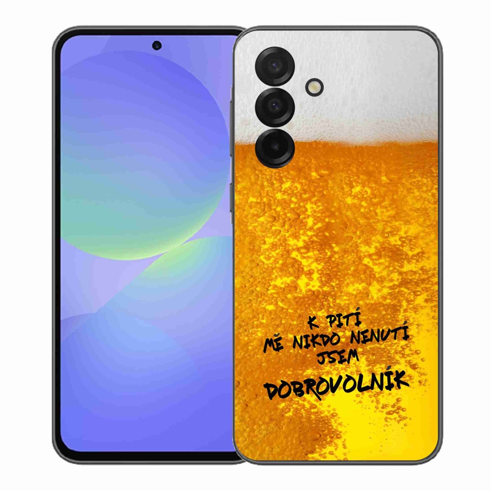 Gélový kryt mmCase na Samsung Galaxy A37 5G - pivný motív 4