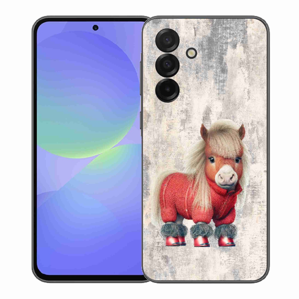 Gélový kryt mmCase na Samsung Galaxy A37 5G - poník vo svetri