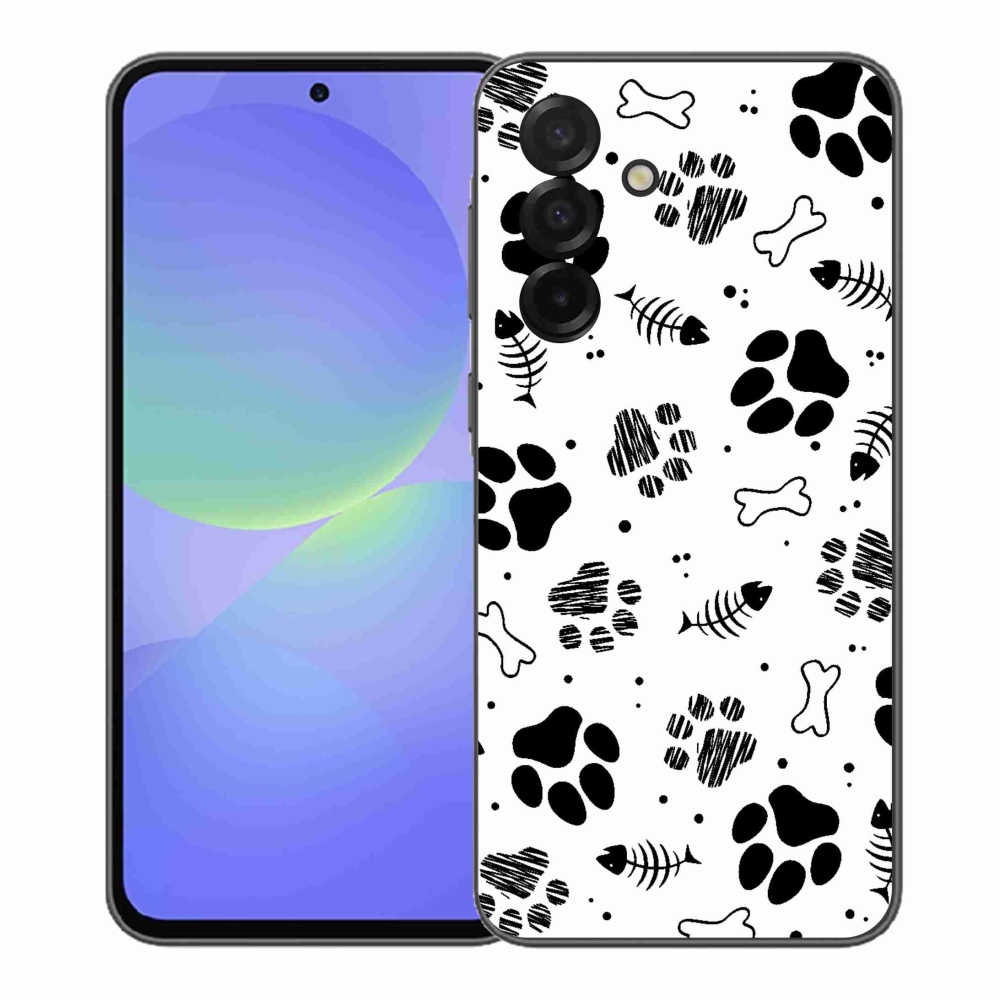 Gélový kryt mmCase na Samsung Galaxy A37 5G - psie labky 1