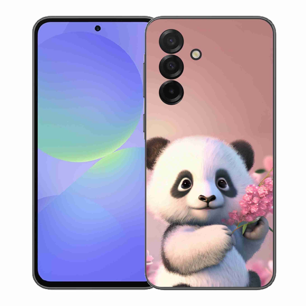 Gélový kryt mmCase na Samsung Galaxy A37 5G - roztomilá panda