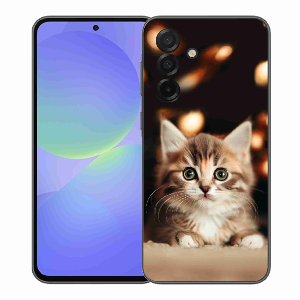 Gélový kryt mmCase na Samsung Galaxy A37 5G - roztomilé mačiatko 2