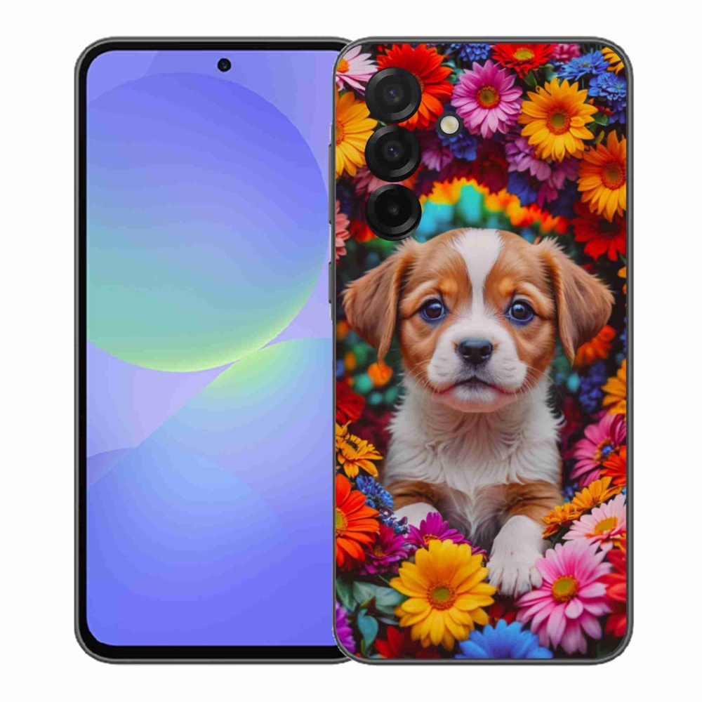 Gélový kryt mmCase na Samsung Galaxy A37 5G - roztomilé šteňa