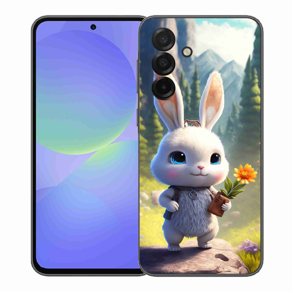 Gélový kryt mmCase na Samsung Galaxy A37 5G - roztomilý zajačik