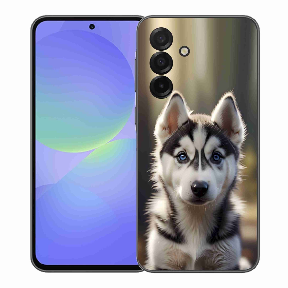 Gélový kryt mmCase na Samsung Galaxy A37 5G - roztomilý sibírsky husky