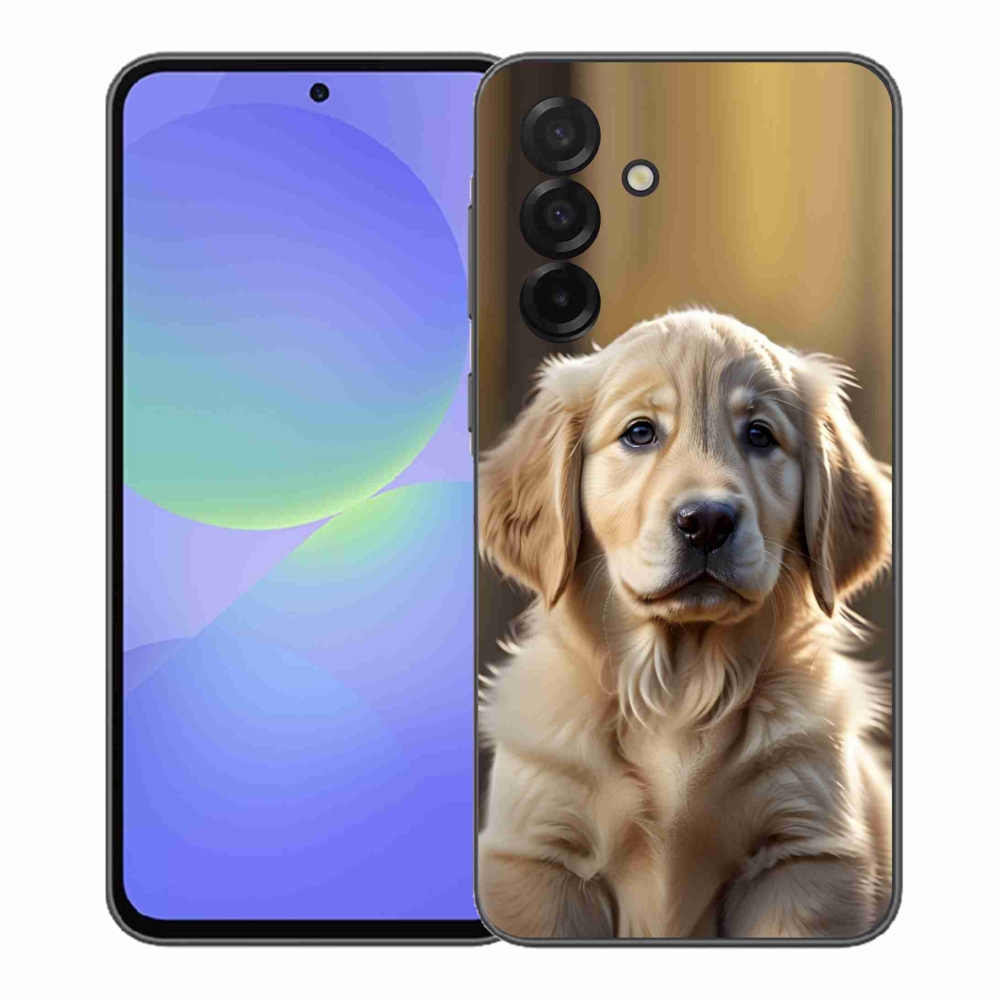 Gélový kryt mmCase na Samsung Galaxy A37 5G - roztomilý zlatý retriever