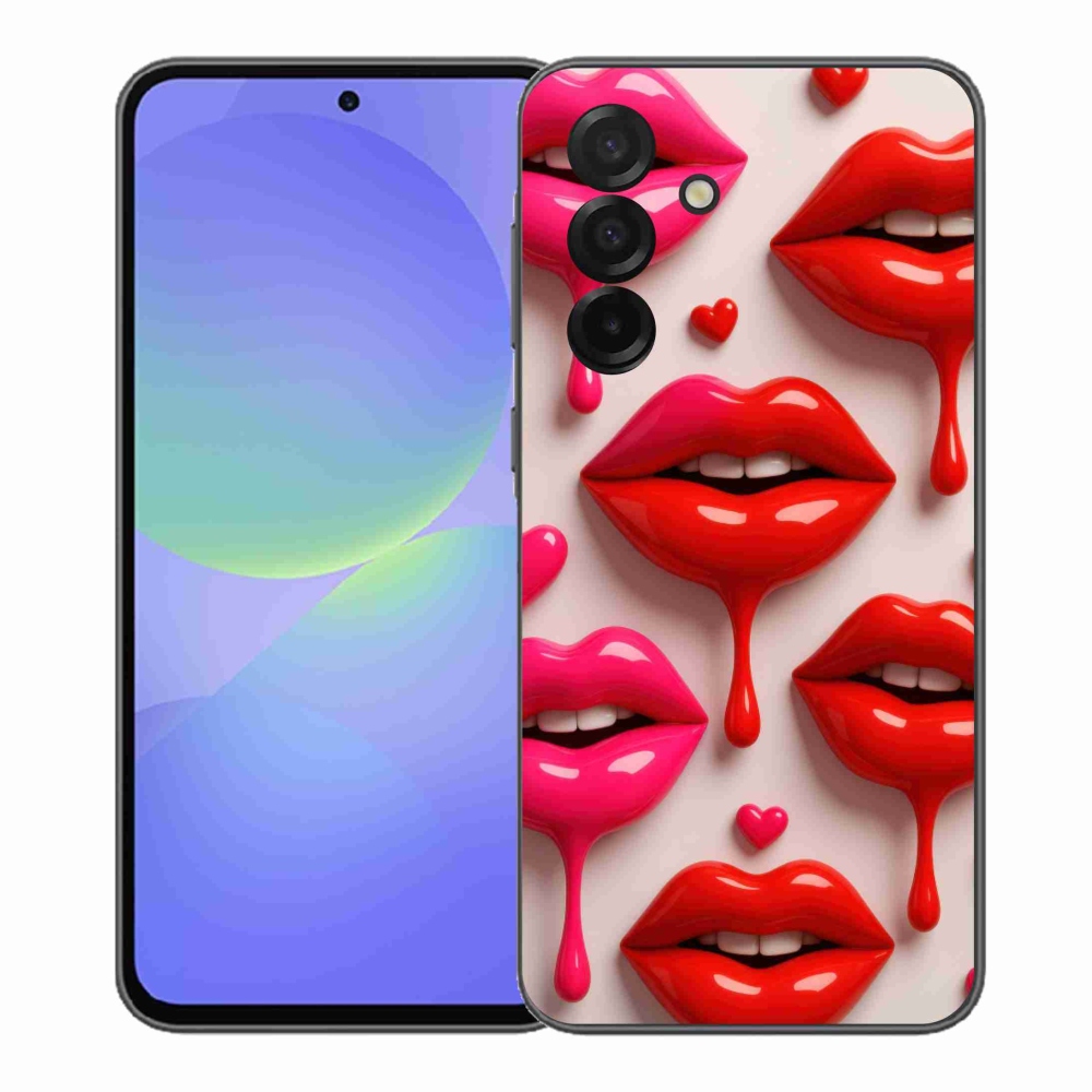 Gélový kryt mmCase na Samsung Galaxy A37 5G - pery 2