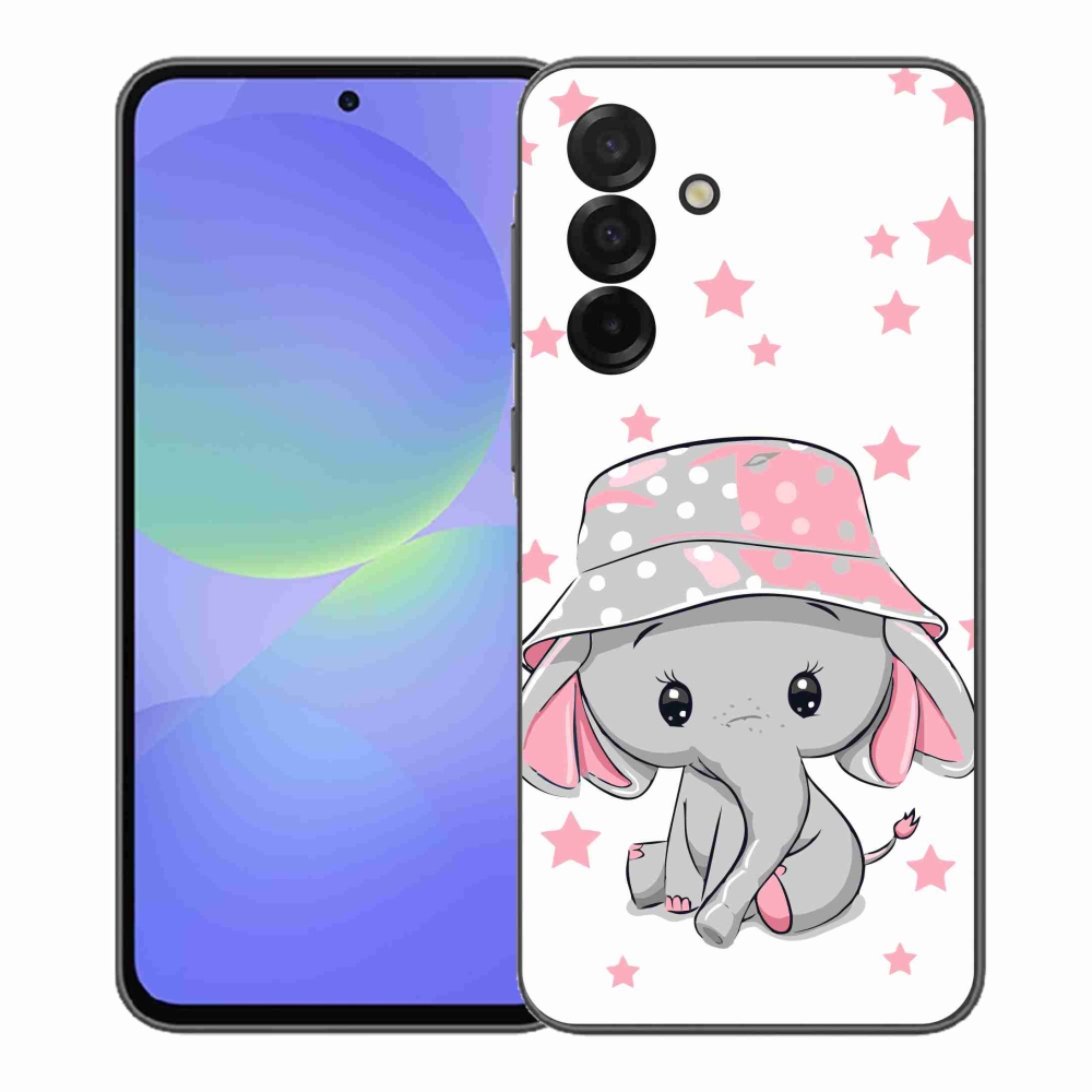 Gélový kryt mmCase na Samsung Galaxy A37 5G - ružový slon