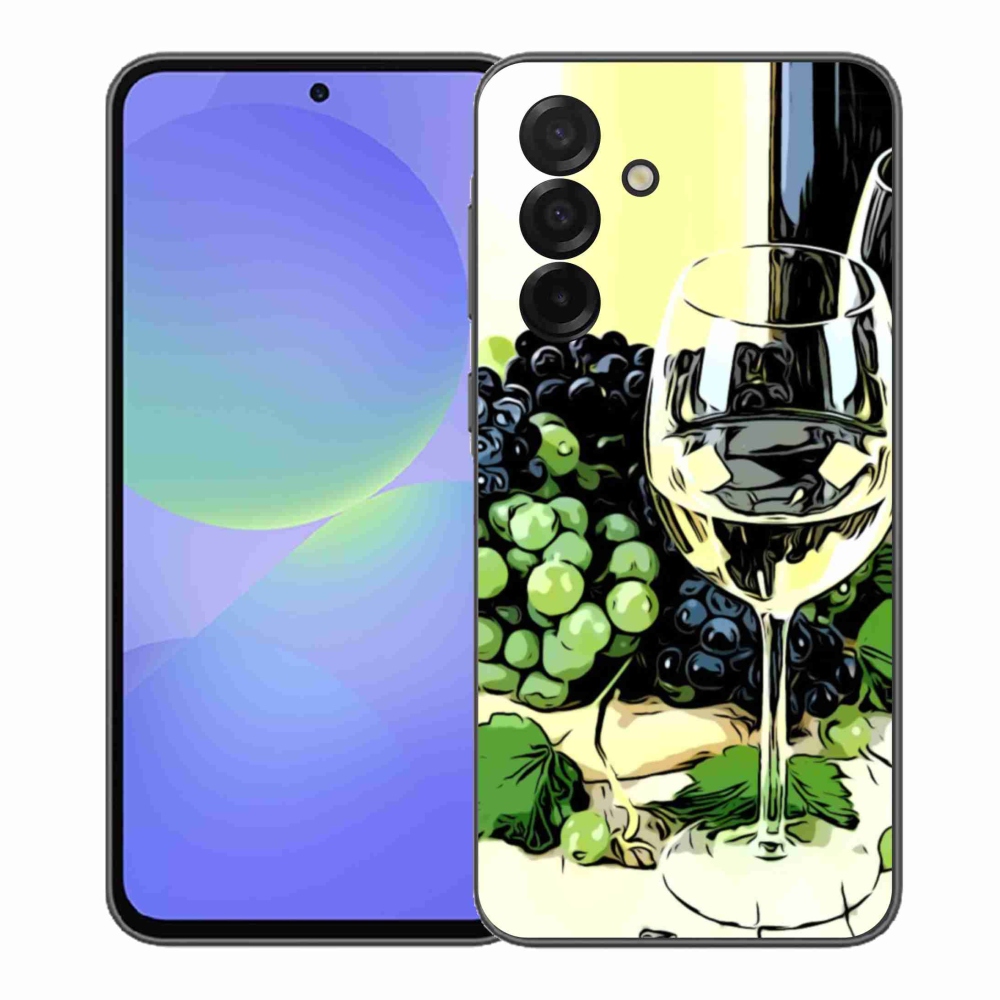 Gélový kryt mmCase na Samsung Galaxy A37 5G - pohár vína