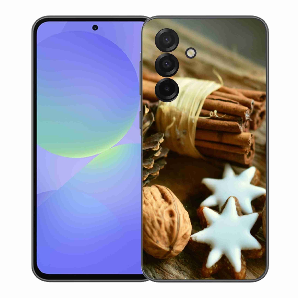 Gélový kryt mmCase na Samsung Galaxy A37 5G - škorica a perníčky