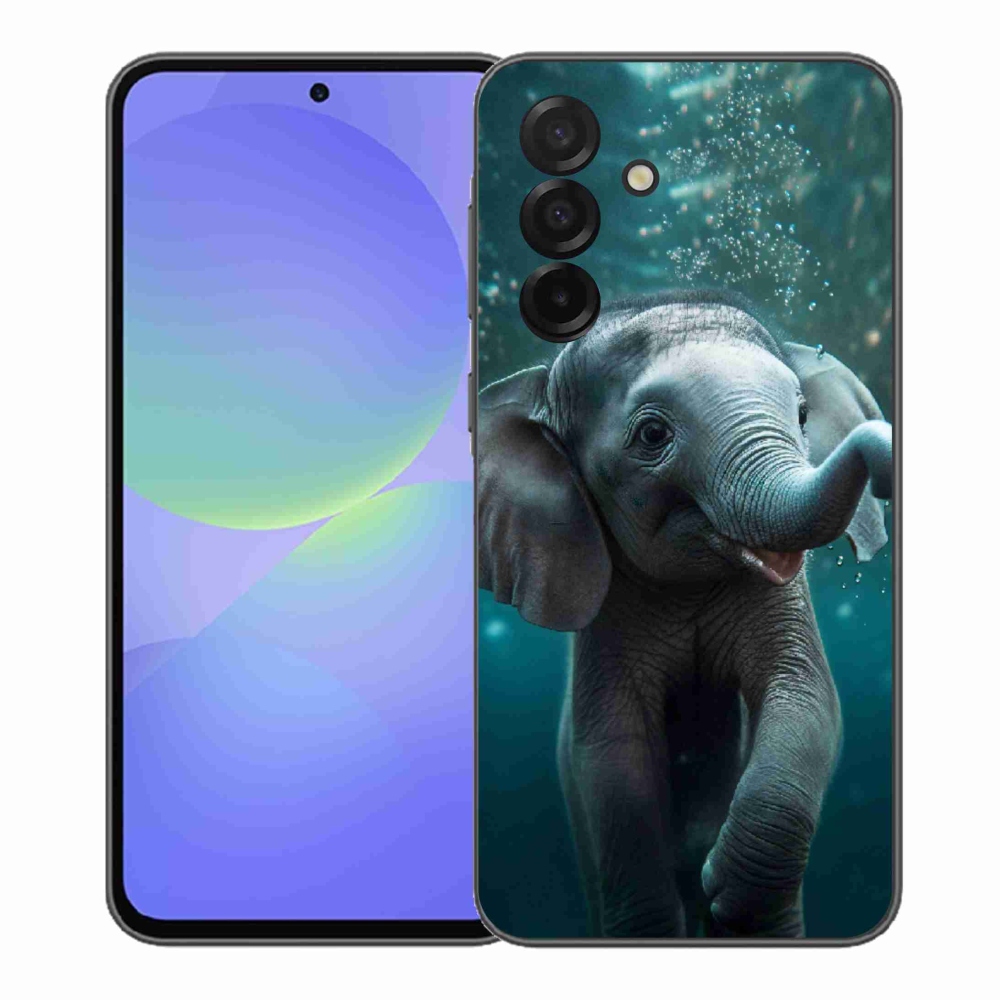 Gélový kryt mmCase na Samsung Galaxy A37 5G - sloník pod vodou