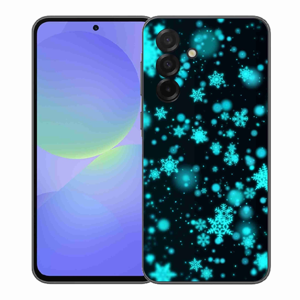 Gélový kryt mmCase na Samsung Galaxy A37 5G - snehové vločky 1