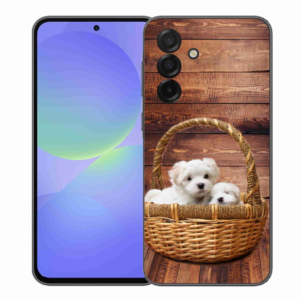 Gélový kryt mmCase na Samsung Galaxy A37 5G - šteniatka