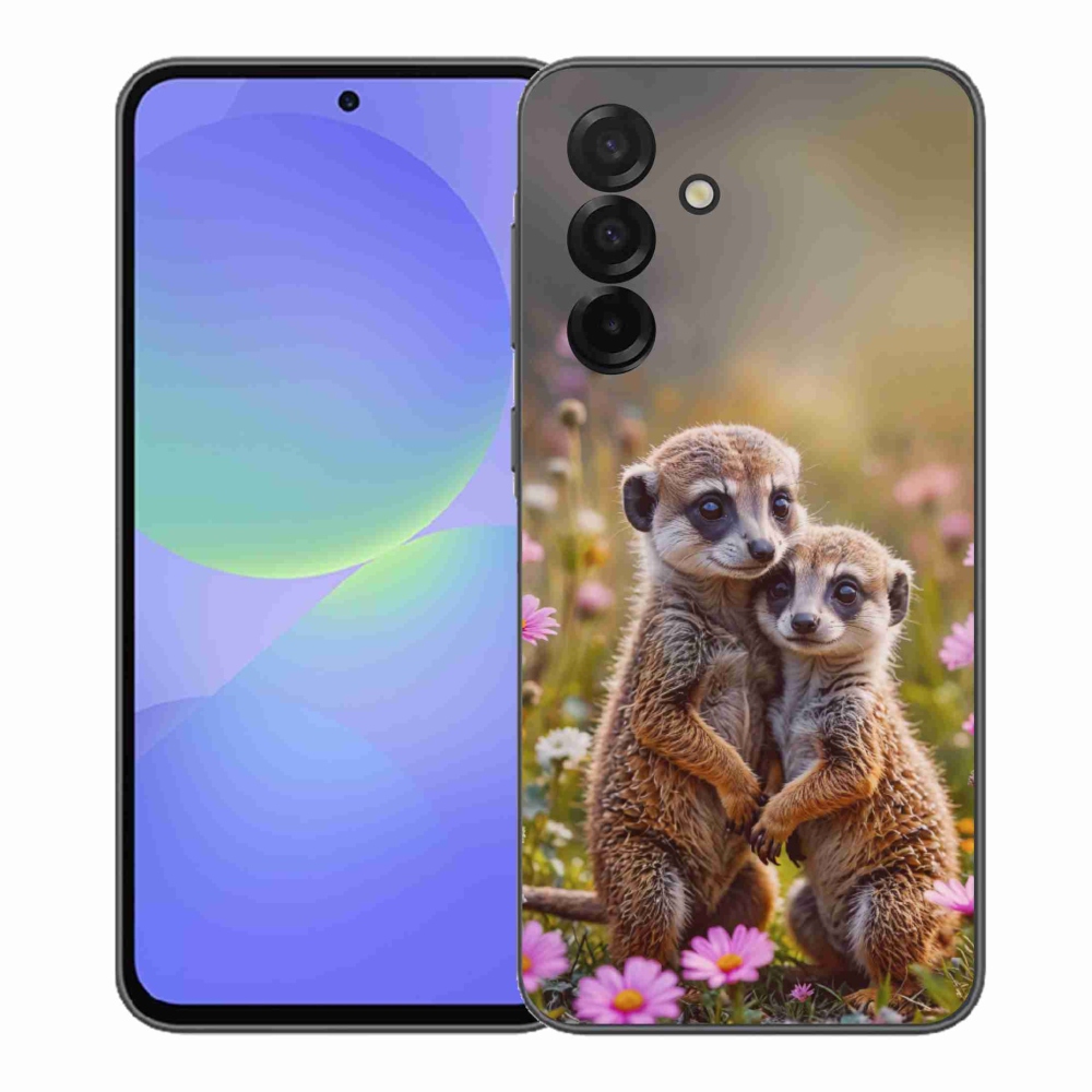 Gélový kryt mmCase na Samsung Galaxy A37 5G - surikatí duo