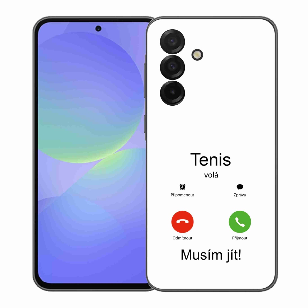 Gélový kryt mmCase na Samsung Galaxy A37 5G - tenis volá biele pozadie