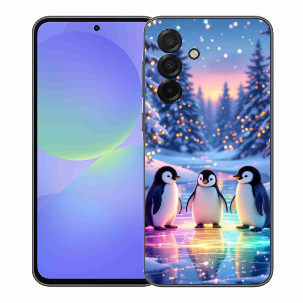 Gélový kryt mmCase na Samsung Galaxy A37 5G - tučniaky