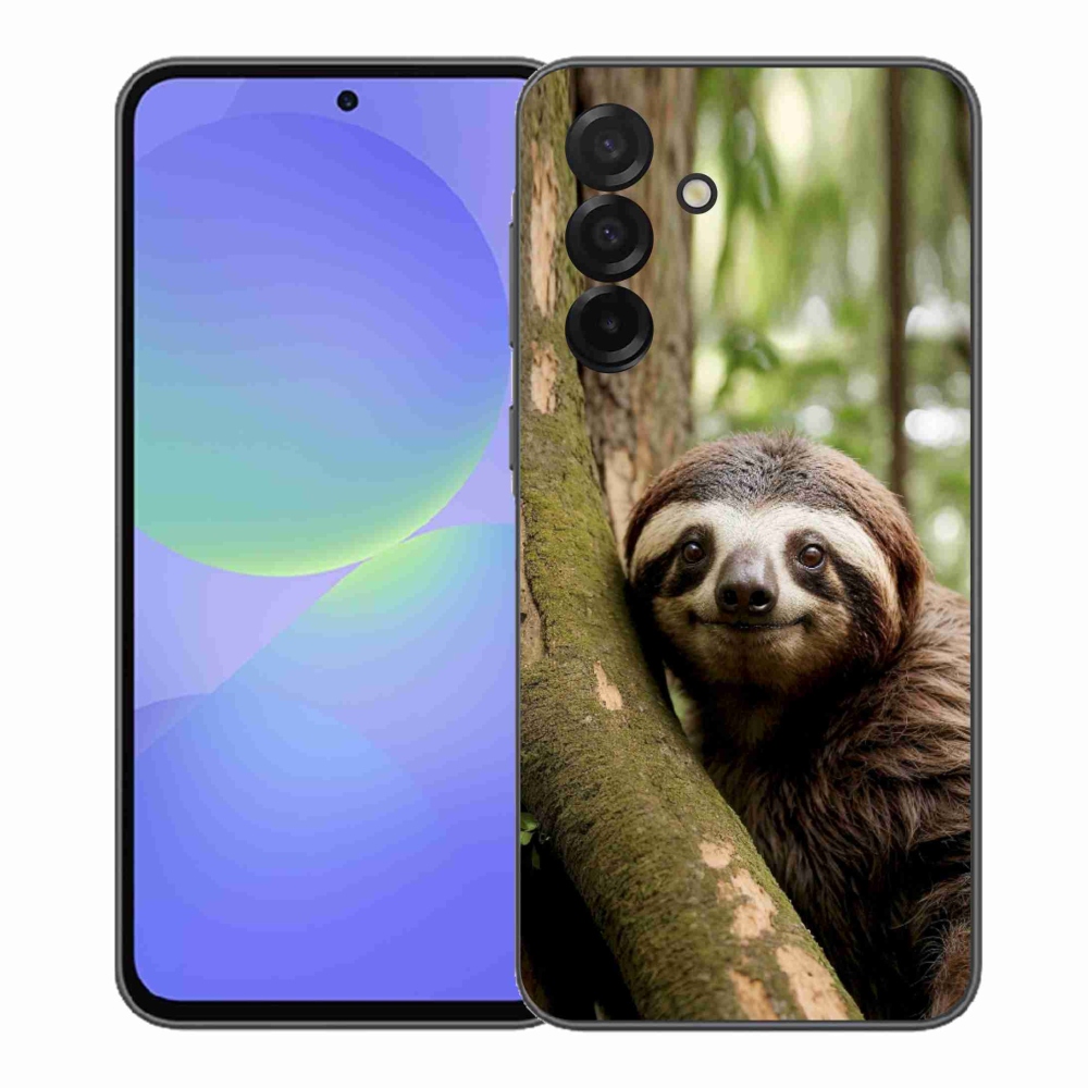 Gélový kryt mmCase na Samsung Galaxy A37 5G - usmievavý leňochod