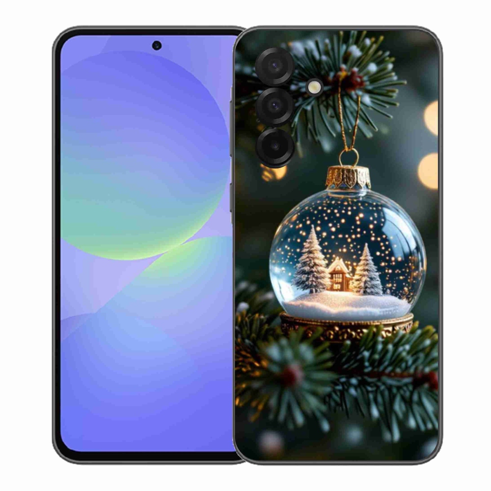 Gélový kryt mmCase na Samsung Galaxy A37 5G - vianočné gule 2