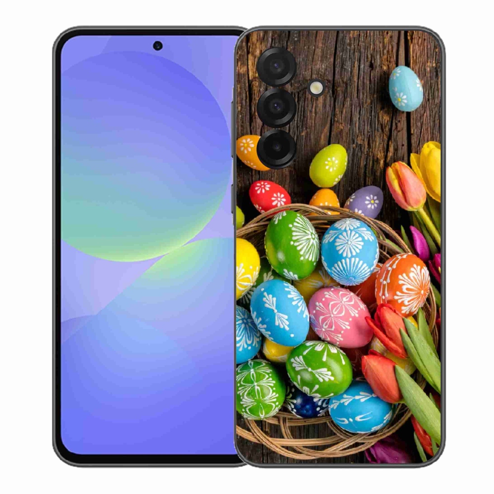 Gélový kryt mmCase na Samsung Galaxy A37 5G - veľkonočné vajíčka