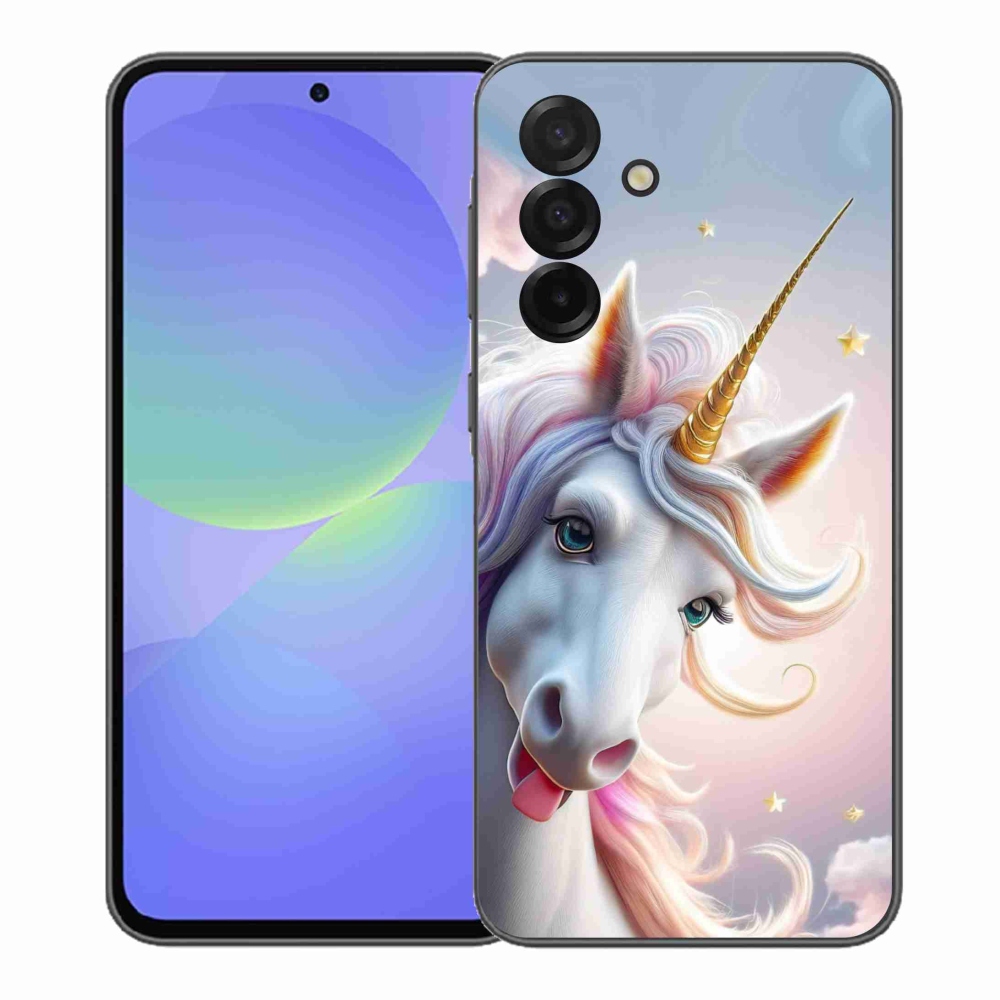Gélový kryt mmCase na Samsung Galaxy A37 5G - veselý jednorožec