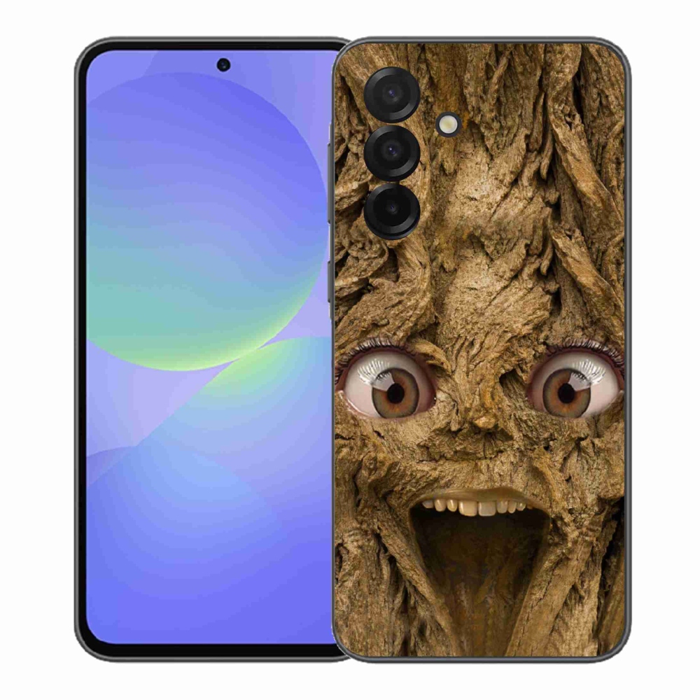 Gélový kryt mmCase na Samsung Galaxy A37 5G - veselý strom s očami