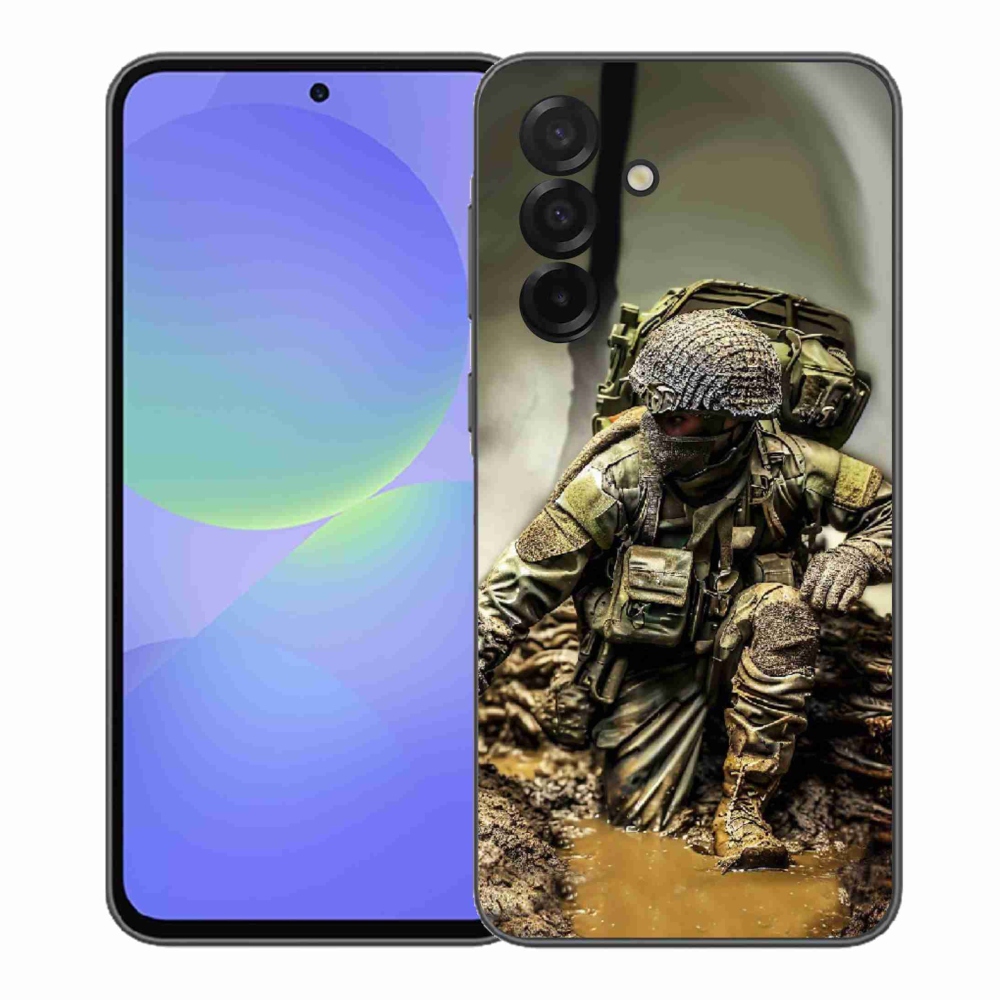 Gélový kryt mmCase na Samsung Galaxy A37 5G - vojak