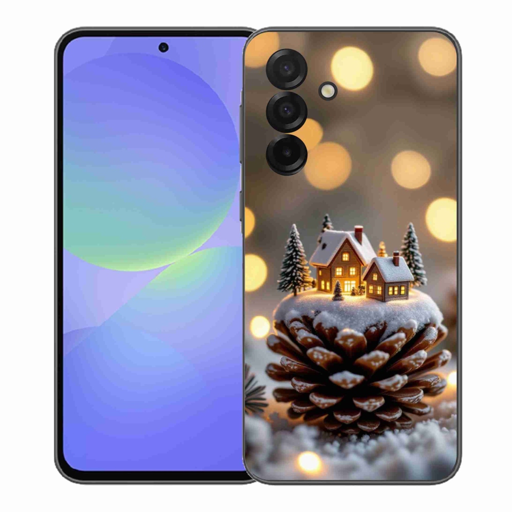 Gélový kryt mmCase na Samsung Galaxy A37 5G - zimná dedinka