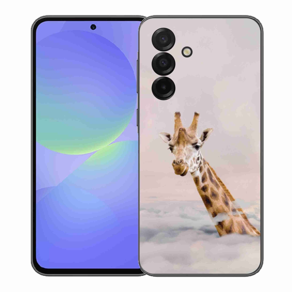 Gélový kryt mmCase na Samsung Galaxy A37 5G - žirafa v oblakoch