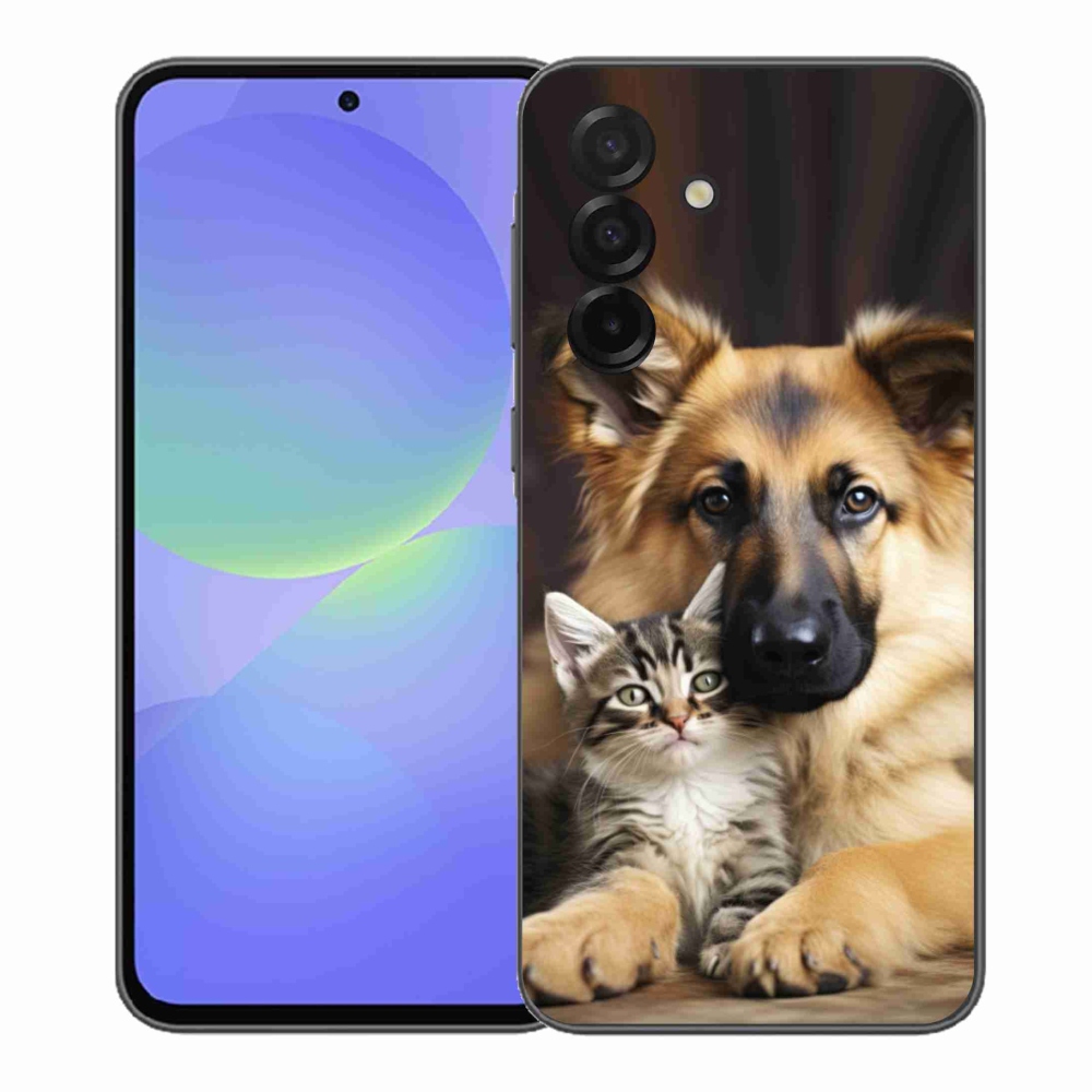 Gélový kryt mmCase na Samsung Galaxy A37 5G - zvieracie priateľstvo