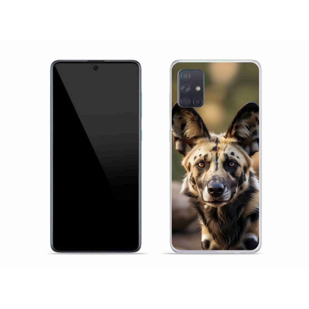Gélový kryt mmCase Samsung Galaxy A51 - africký divoký pes