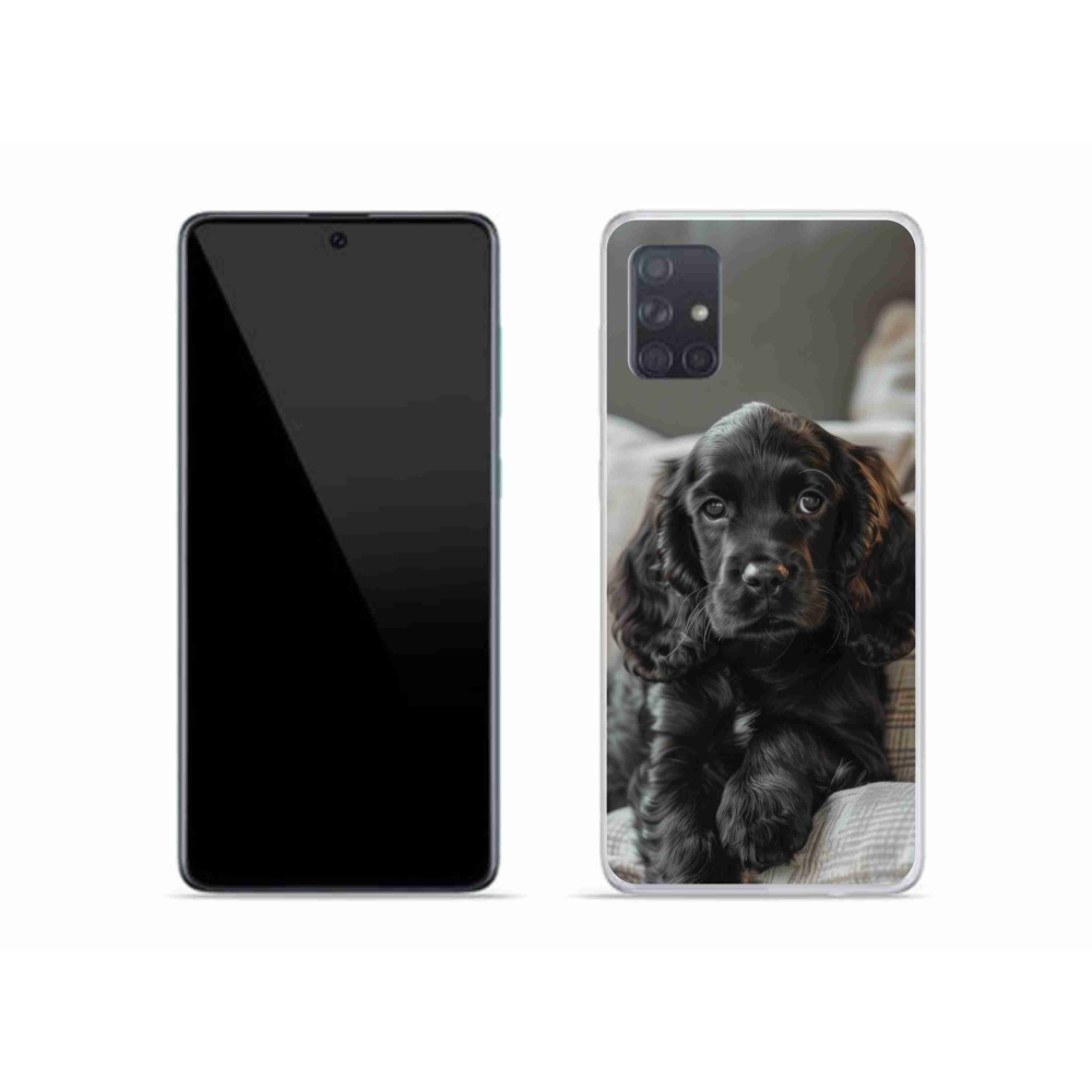 Gélový kryt mmCase na Samsung Galaxy A51 - anglický kokeršpaniel