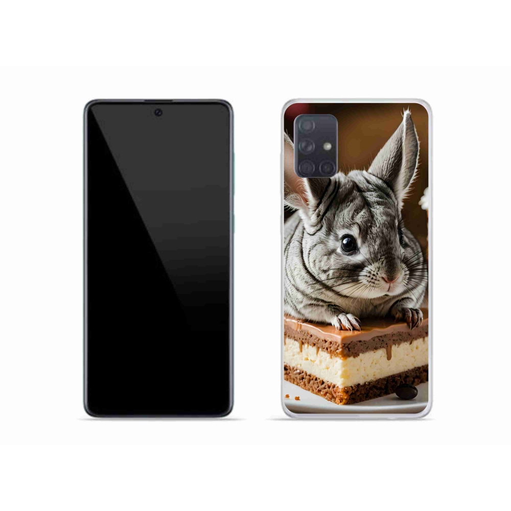 Gélový kryt mmCase na Samsung Galaxy A51 - činčila