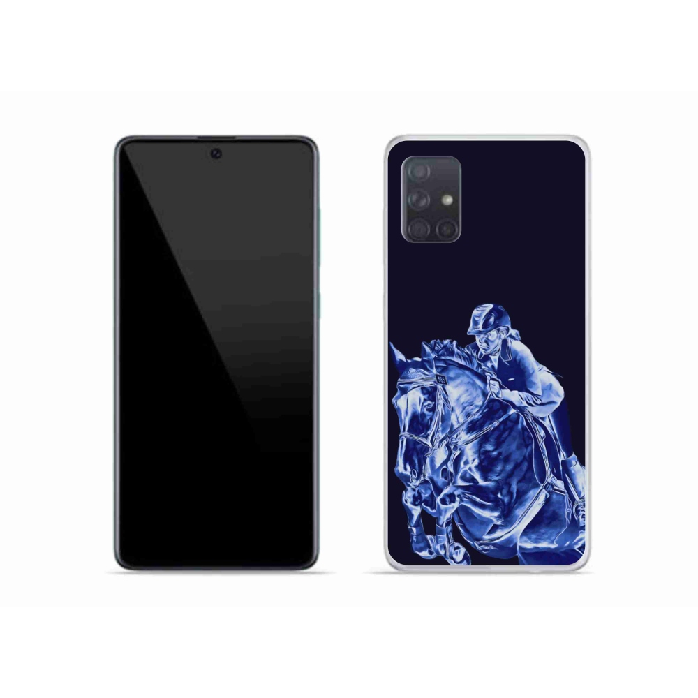 Gélový kryt mmCase na Samsung Galaxy A51 - dostihový kôň