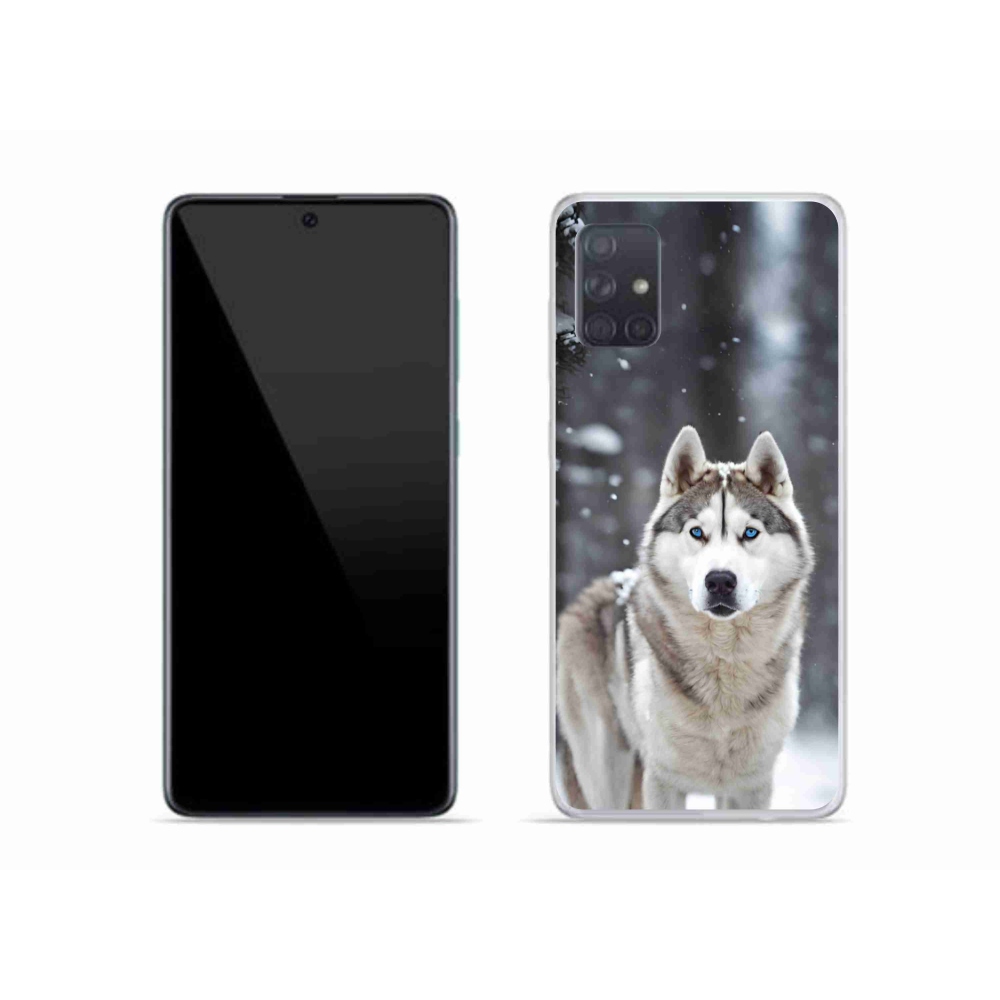 Gélový kryt mmCase na Samsung Galaxy A51 - husky 2
