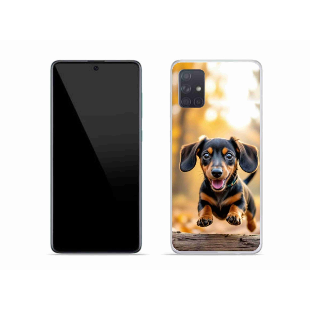 Gélový kryt mmCase na Samsung Galaxy A51 - jazvečík 2