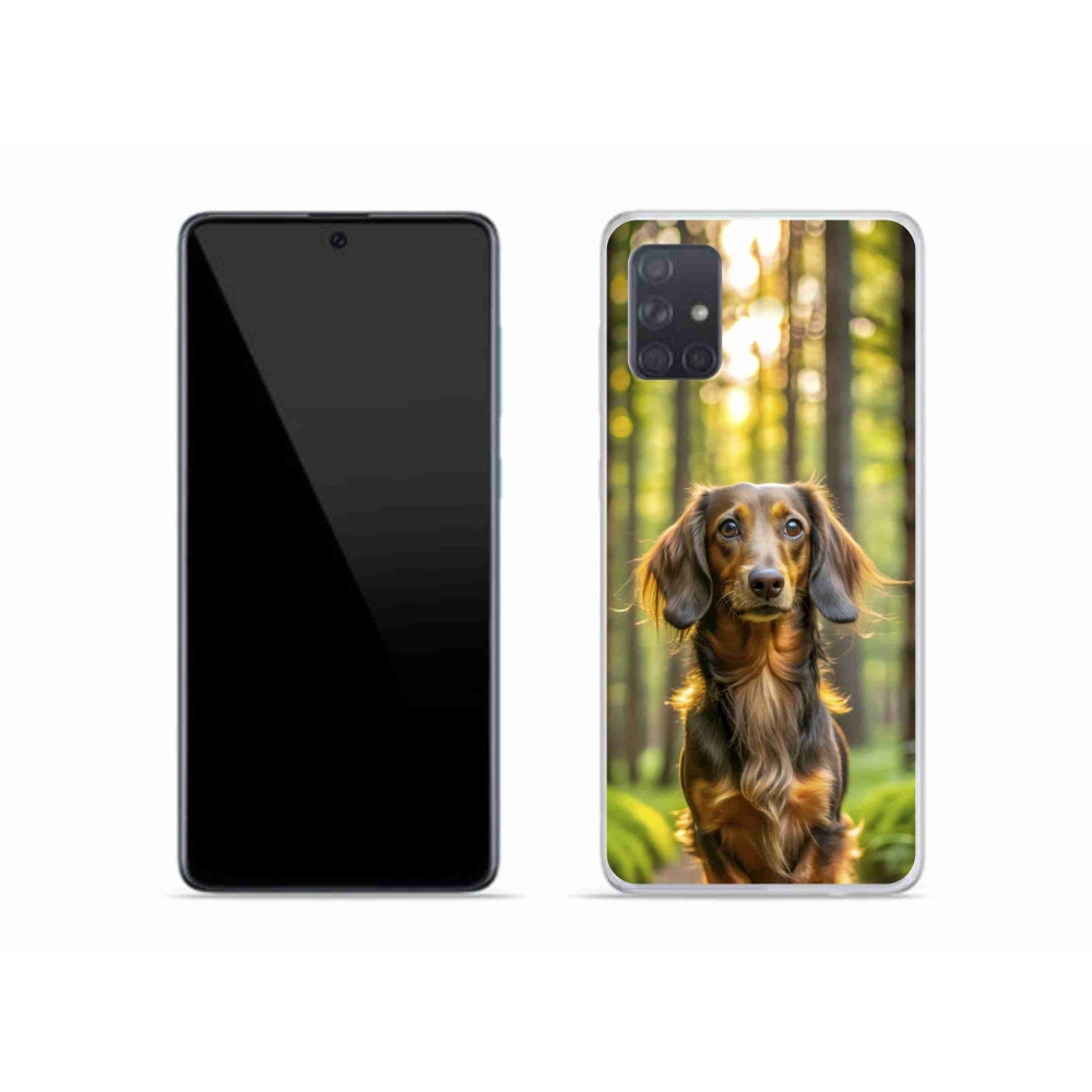 Gélový kryt mmCase na Samsung Galaxy A51 - jazvečík 4