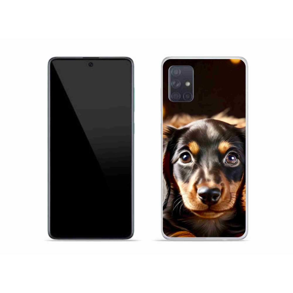 Gélový kryt mmCase na Samsung Galaxy A51 - jazvečík