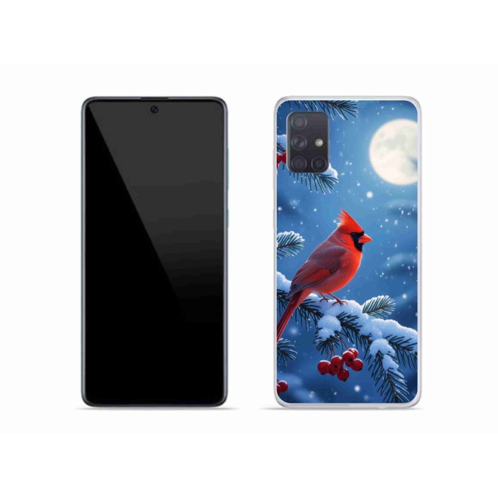 Gélový kryt mmCase na Samsung Galaxy A51 - kardinál červený