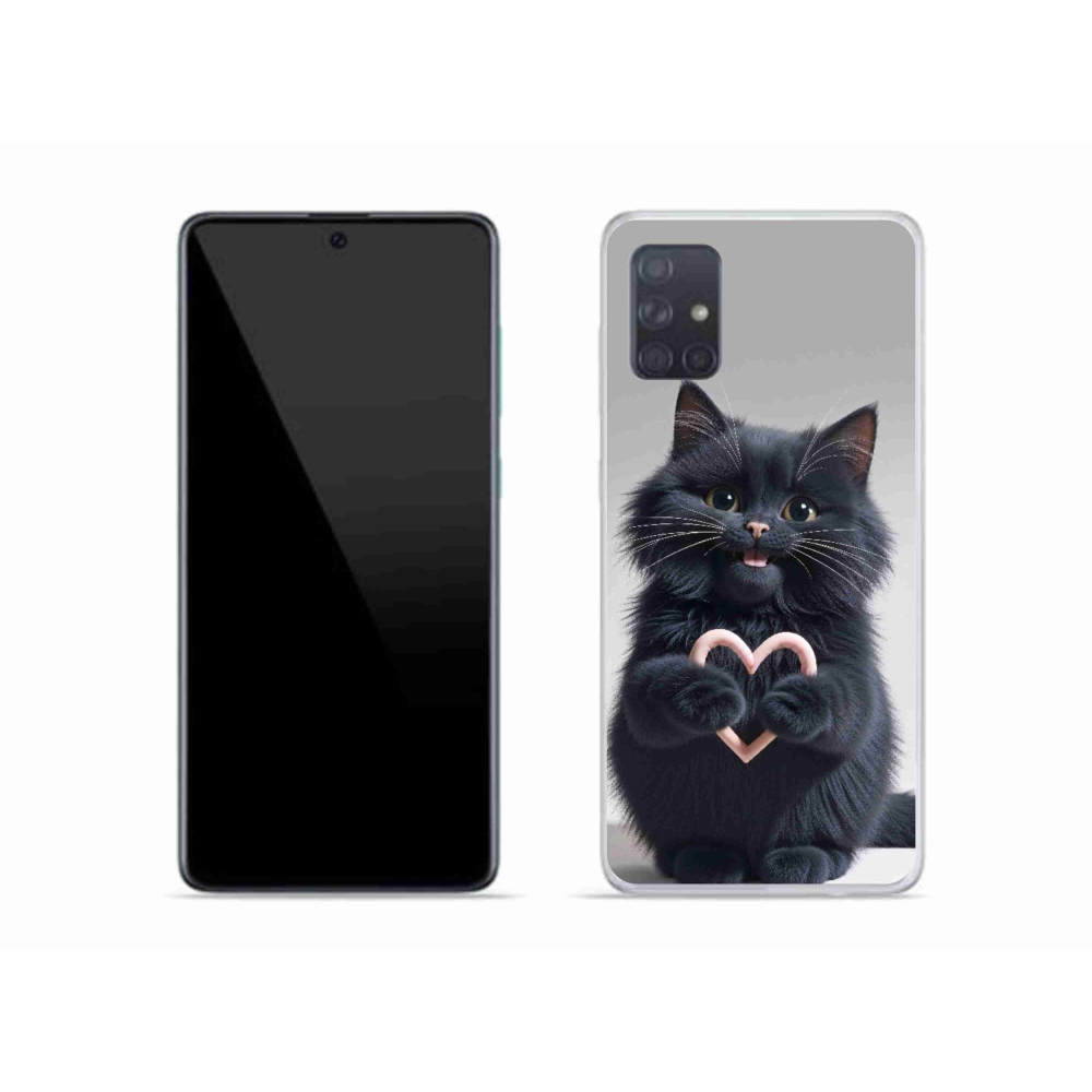 Gélový kryt mmCase na Samsung Galaxy A51 - mačacia láska 3