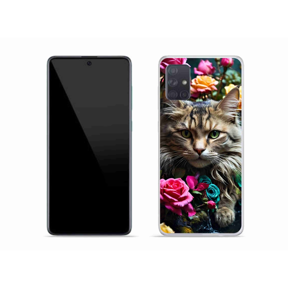 Gélový kryt mmCase na Samsung Galaxy A51 - mačacie pohľad 2