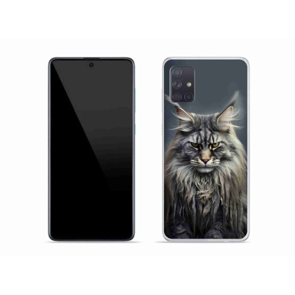 Gélový kryt mmCase na Samsung Galaxy A51 - mačacie pohľad 4