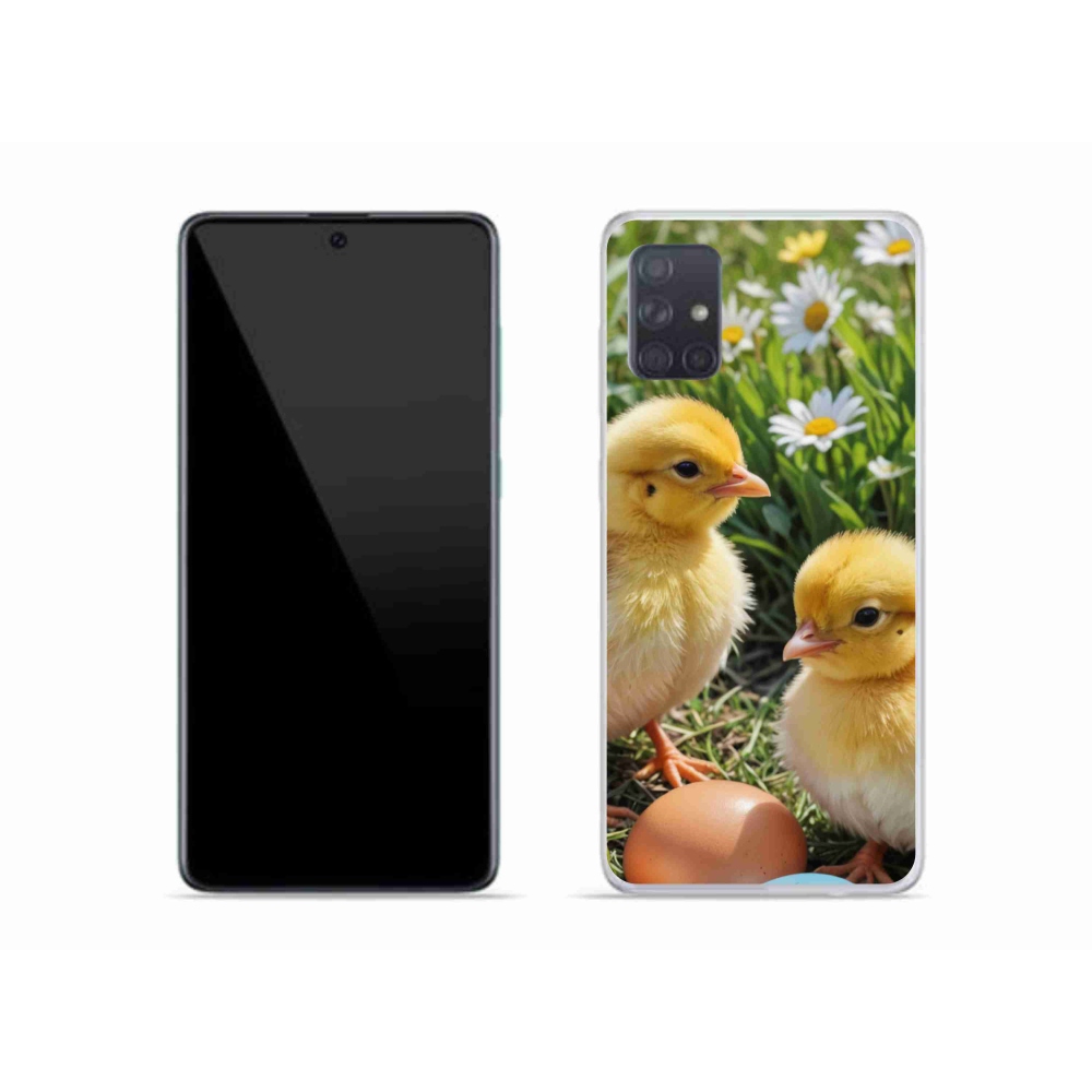 Gélový kryt mmCase na Samsung Galaxy A51 - kuriatka