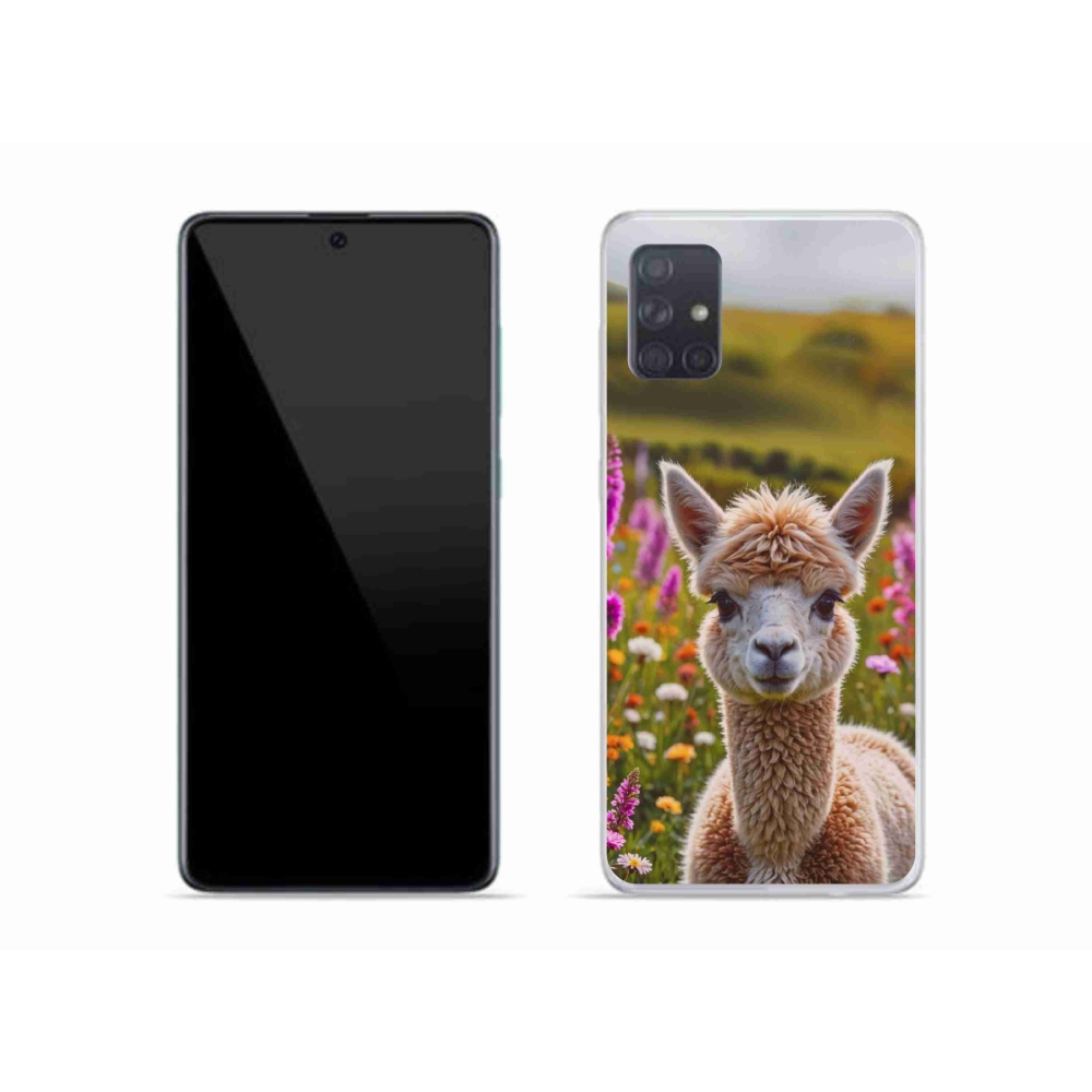 Gélový kryt mmCase na Samsung Galaxy A51 - lama na lúke