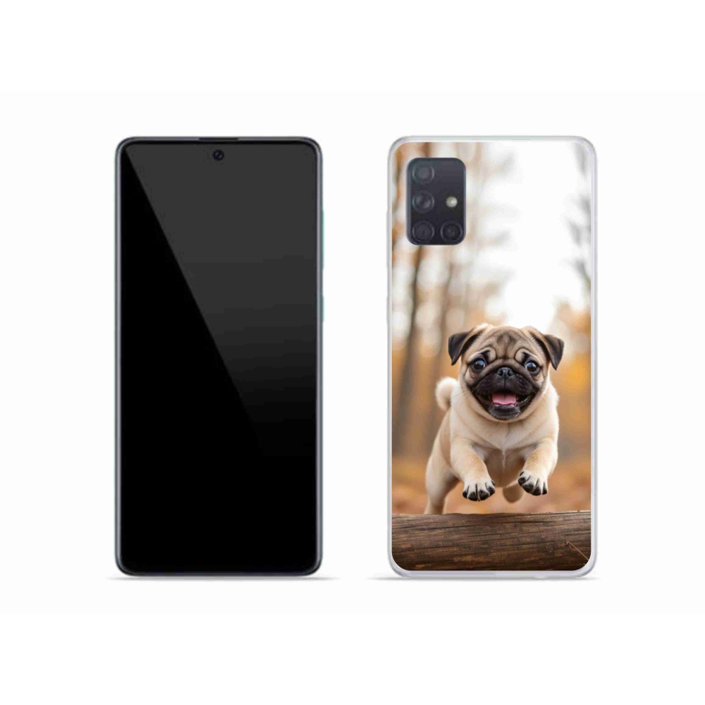 Gélový kryt mmCase na Samsung Galaxy A51 - mops 2