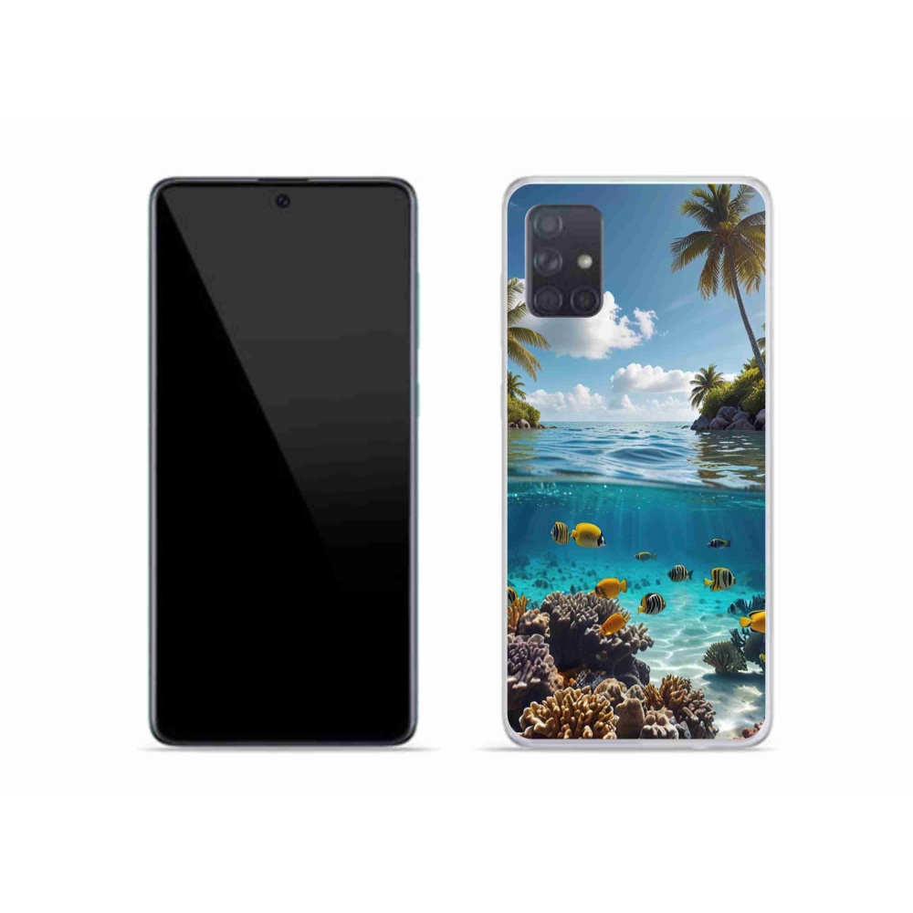 Gélový kryt mmCase na Samsung Galaxy A51 - morský svet 4