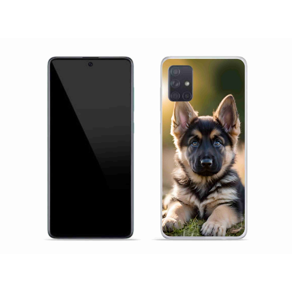 Gélový kryt mmCase na Samsung Galaxy A51 - nemecký ovčiak v prírode