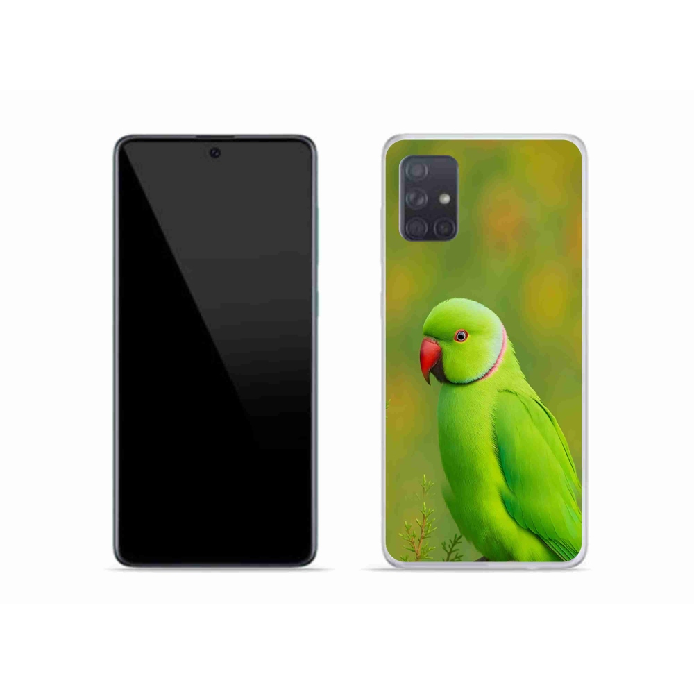 Gélový kryt mmCase na Samsung Galaxy A51 - papagáj Alexander 2