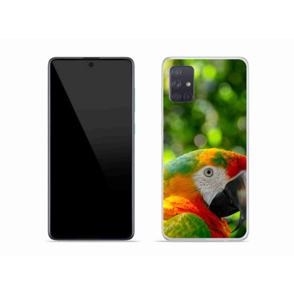 Gélový kryt mmCase na Samsung Galaxy A51 - papagáj ara 3