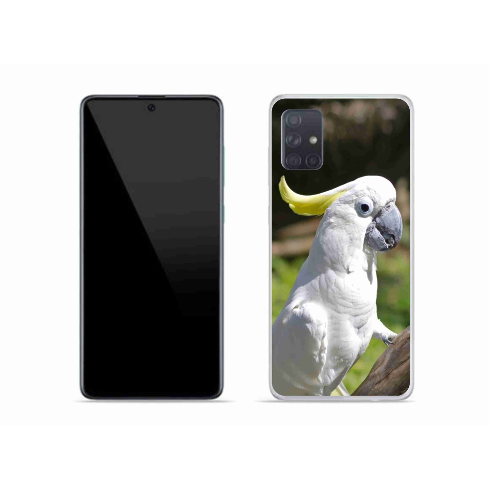 Gélový kryt mmCase na Samsung Galaxy A51 - papagáj kakadu 2