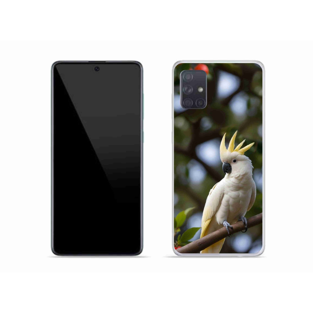 Gélový kryt mmCase na Samsung Galaxy A51 - papagáj kakadu 3